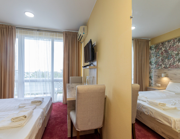 Комфорт 2-местный 1-комнатный с балконом (с ремонтом) - Объединение пансионатов «Пицунда»