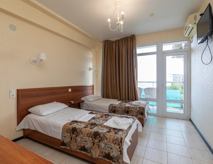 Стандартный 2-местный 1-й категории (с ремонтом, балкон) - Объединение пансионатов «Пицунда»